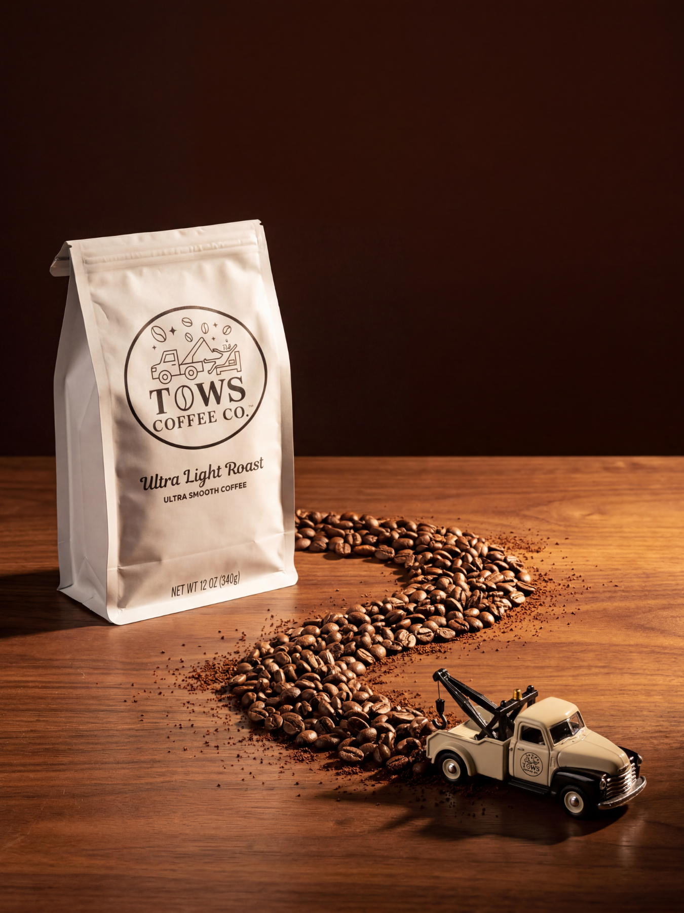 TOWS Organic Grounds - Ultra Light Roast Coffee